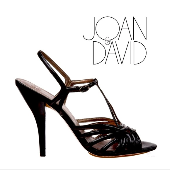 Joan & David black patent “Mimo” sandal - Picture 2 of 6